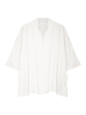 Linen Shirt & Dress Set | White