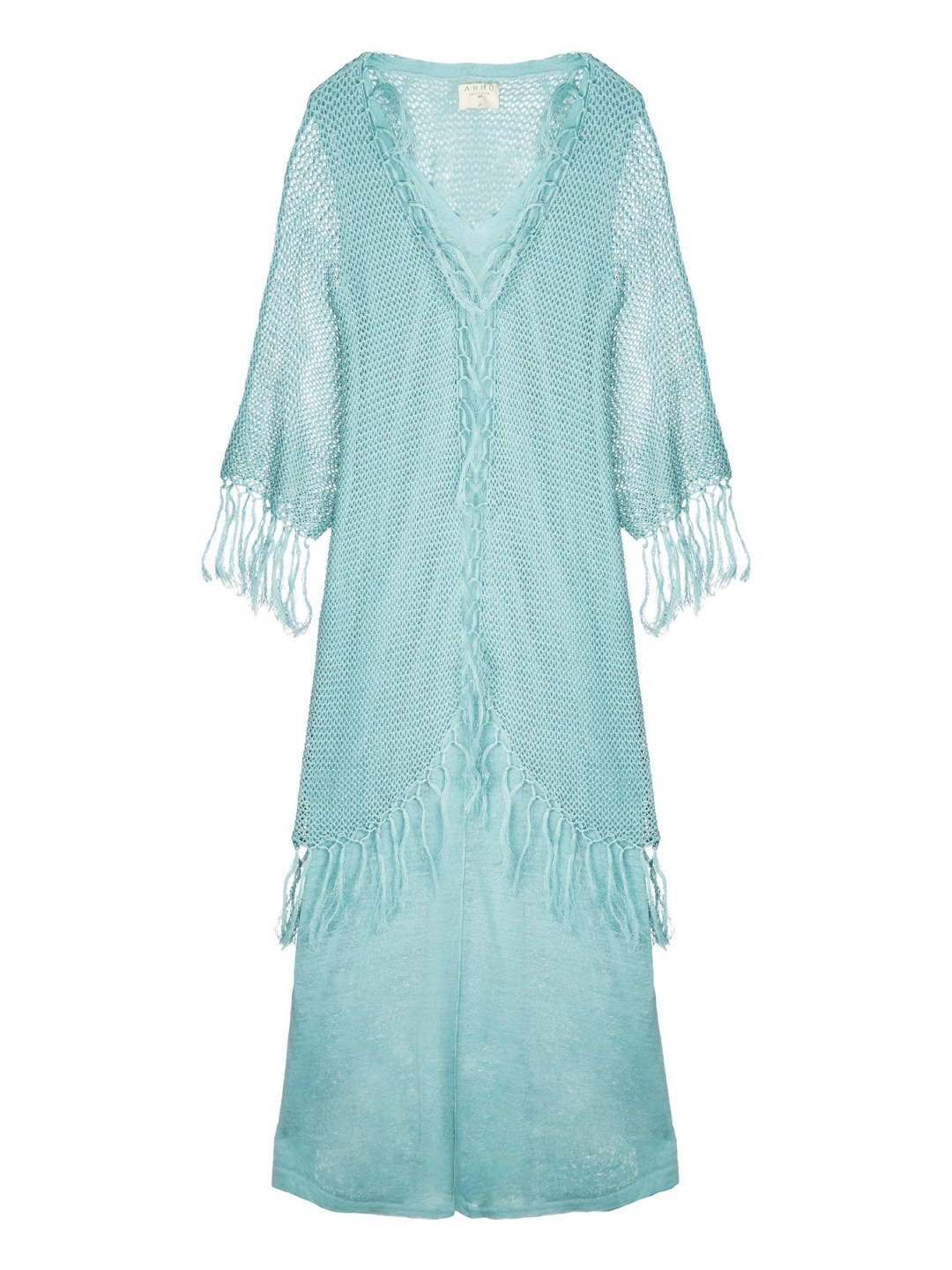 Knitted Cardigan & Dress Set | Aqua Blue