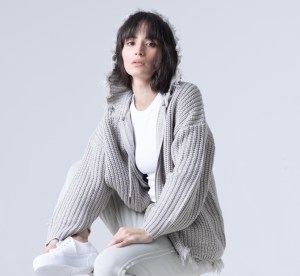 Knitted Zipper Set | Grey